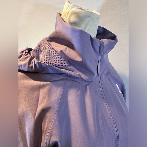 NWT! Adidas BSC 3-Stripes RAIN.RDY Jacket - Women's Size M H65760 Magic Lilac - Picture 6 of 14